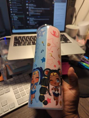 Customer photo review of Melanated Pretty Guardians Tumbler