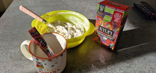 Customer photo review of Thé Noir Instantané À La Menthe - Sans Sucre