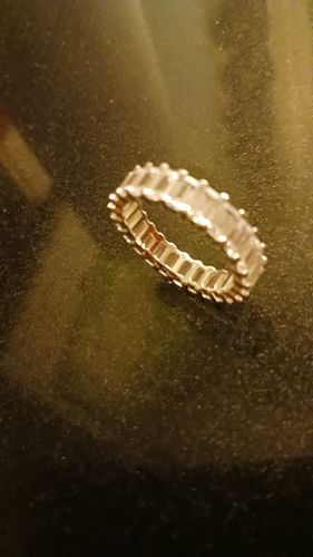 Customer photo review of Baguette Eternity Ring - Classico