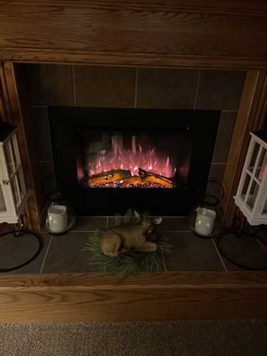 Customer photo review of Modern Flames Redstone 30" Built In Electric Firebox Insert