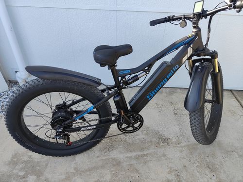 Customer photo review of Shengmilo MX03 1000W 26" Fat Bike E-Mountain Bike 90km 40km/h