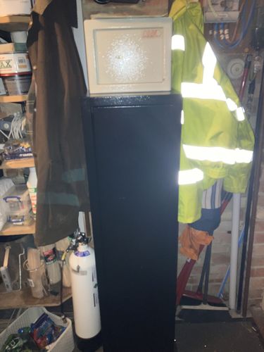 Customer photo review of Gun Cabinet Lockable Safe Rifle Firearm Steel BS7558/92 Police Approved