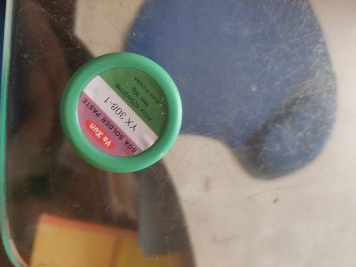 Customer photo review of Yaxun YX 308-1 30g Soldering Paste For SMD Rework & Mobile repairing