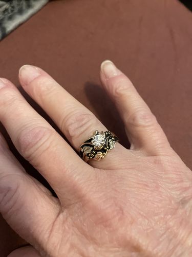 Deborah C. review of Antiqued Diamond Black Hills Gold Ring image 1 out of 1