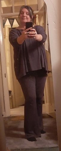 Customer photo review of Bamboo Baggy Box Top Charcoal