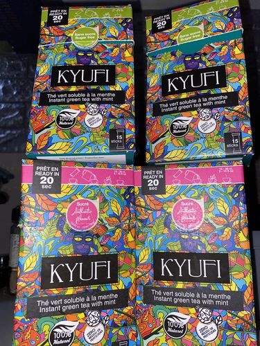 Customer photo review of Thé Vert Instantané À La Menthe - Sans Sucre