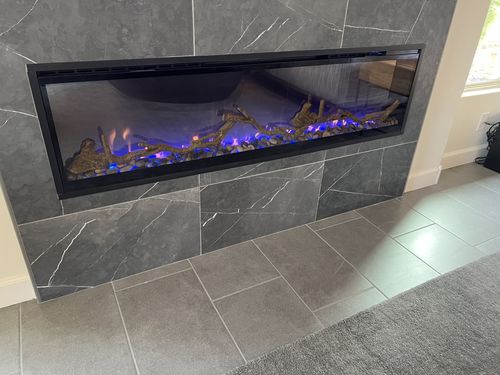 Customer photo review of Driftwood and River Rocks Media Accessories for Dimplex Ignite XLF and Prism BLF Models