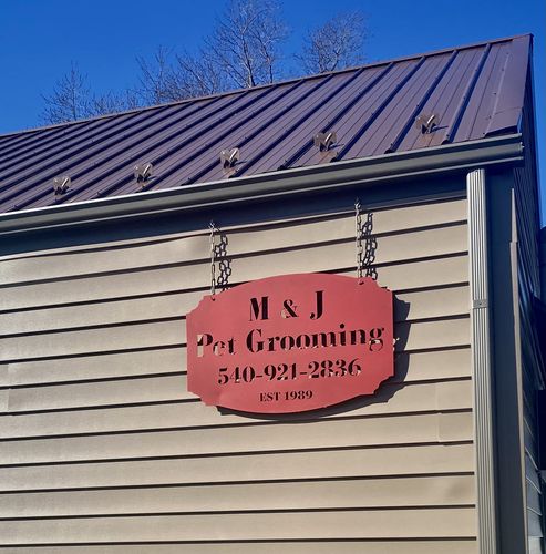 Customer photo review of Large Custom Business Logo Signs ~ Metal Custom Business Sign, Outdoor Metal Sign, Commercial Metal Sign, Custom Business Wall Art Sign