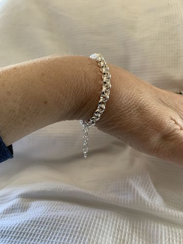 Customer photo review of Belcher Bracelet - Silver
