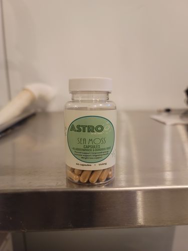 Customer photo review of Sea moss wholesale capsules