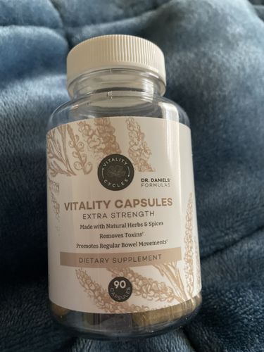 Customer photo review of Extra Strength Vitality Capsules
