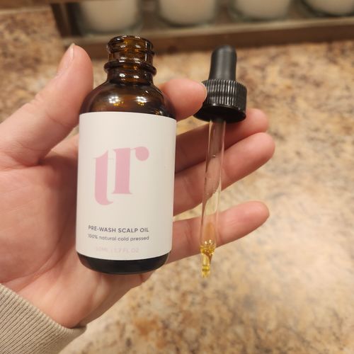 Customer photo review of Pre-Wash Scalp Oil by TR