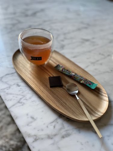 Customer photo review of Thé Vert Instantané À La Menthe - Sans Sucre