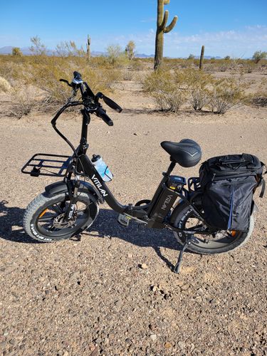 Customer photo review of U7 Step-thru Foldable Fat Tire Electric Bike