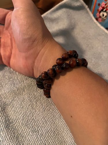 Customer photo review of Japa Mala Ojo De Tigre (8 mm)