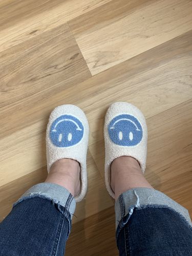 Customer photo review of Happy Face Slippers