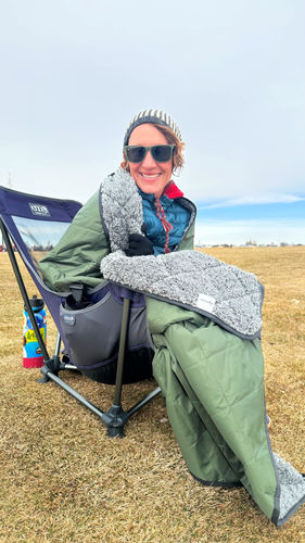 Customer photo review of Waterproof Sherpa Blanket
