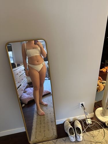 Customer photo review of Hayes Bottom-Iridescent White Lurex