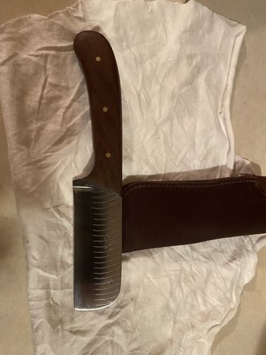 Customer photo review of 2 X 72 Inch Knife Makers Sanding Belts Assortment