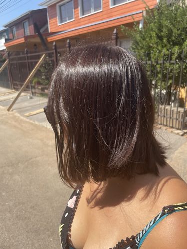 Reseña con foto de un cliente sobre Henna Jamila Hair