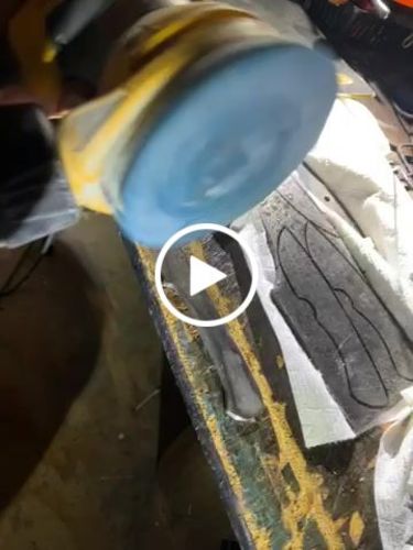 Customer video review of 5 Inch Hook and Loop Blue Wet / Dry Sharpening Film Sanding Discs, 50 Pack