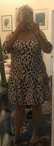 Customer photo review of Kleid mit Leopardenmuster