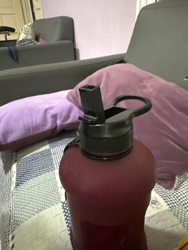 Customer photo review of Oversized Bottle Straw Cap ONLY