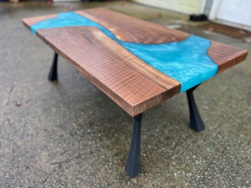 Customer photo review of Metal Table Legs - 507 Yami - 4W, 28H inch - Set of 4 pcs - Flowyline