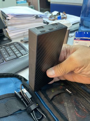 Customer photo review of NB20000 Carbon Fiber Energy Brick (20,000mAh 3A 45W) Bundle