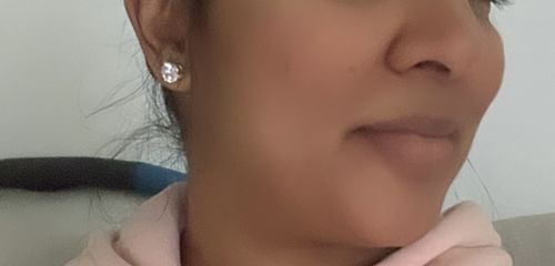 Customer photo review of See Spot Run | Face Mask