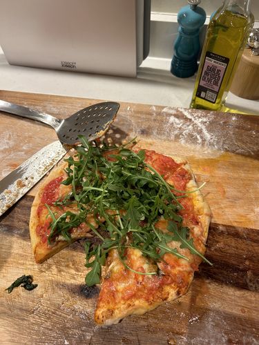 Customer photo review of Pizza Box Kit (2 Pizzas)