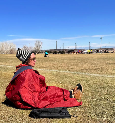 Customer photo review of Waterproof Fleece Blanket