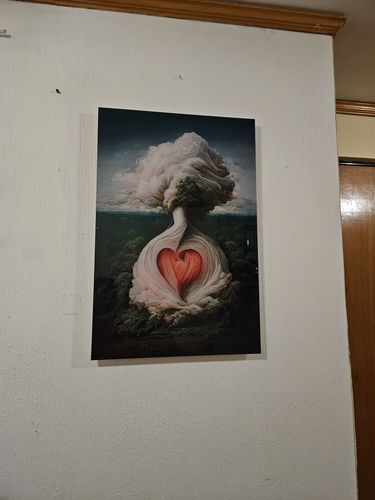 Customer photo review of Cuadro "Matix" De La Colección "Los Corazones De Mamapachita"