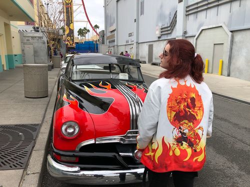 Customer photo review of Rengoku Spirit Bomber Jacket