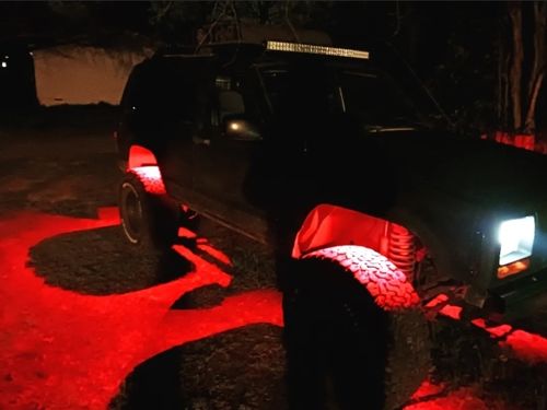 Customer photo review of Premium RGB+W Rock Lights