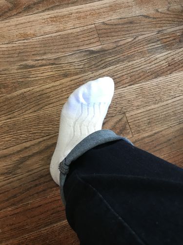 Customer photo review of Sweat-absorbing & soft Diabetic Bamboo Socks, 6 Pairs.