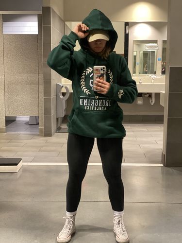 Customer photo review of Genesis 'Laurel' Hoodie | Forest Biome