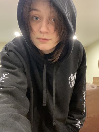 Customer photo review of Thorned Heart Hoodie