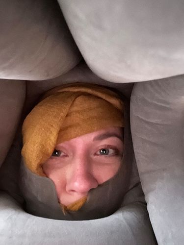 Customer photo review of CloudTravel Pillow™