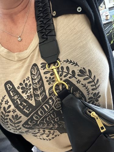 Customer photo review of The Fishtail Braid Strap Short - Black