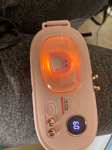 Customer photo review of Crampnicorn™ - Dysmenorrhea Relief Heating Pad