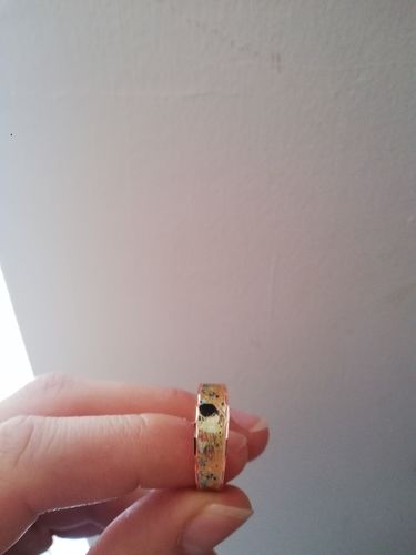 Customer photo review of Gustav Klimt The Kiss İnce Yüzük