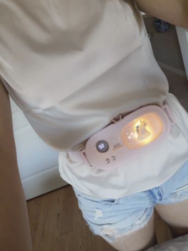 Customer photo review of Crampnicorn™ - Dysmenorrhea Relief Heating Pad