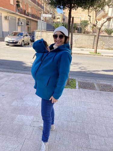 Customer photo review of Cappotto per portare donna 4 in 1