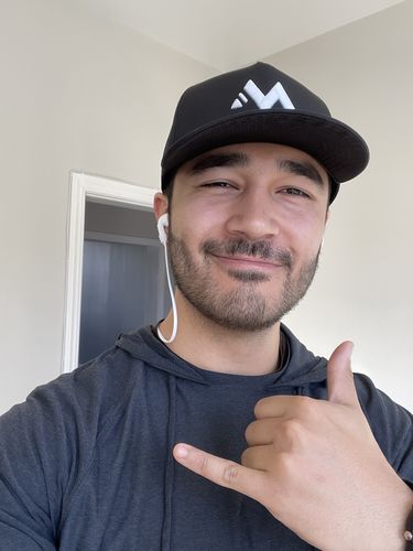 Customer photo review of M LOGO PERFORMANCE HAT - BLACK