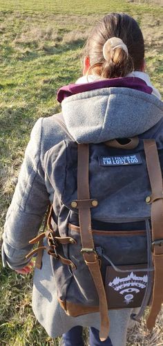 Customer photo review of Rucksack mit Patch (🌲)
