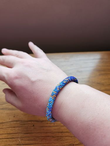 Customer photo review of Mermaid Scales Blue Ombré