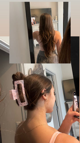 Customer photo review of XL Dreamy Claw Clip