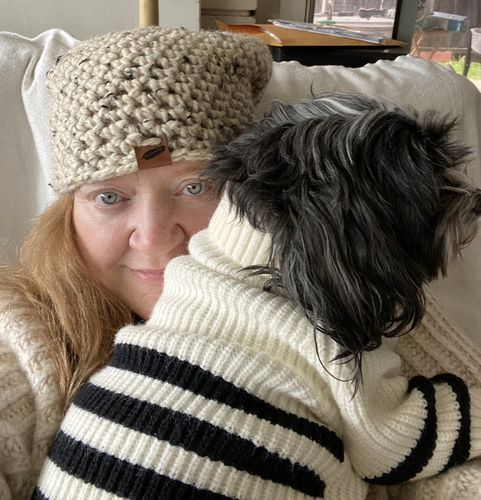 Customer photo review of Unisex Beanie / OATMEAL