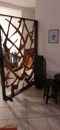 Customer photo review of MAZE Raumteiler Teakholz 120cm x 180cm